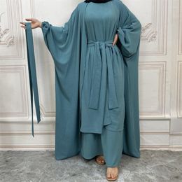 Etnische kleding lente moslim abaya vrouwen kaftan khimar gebed gewaad eid mubarak ramadan jurk islamitische abayas dubai zwart