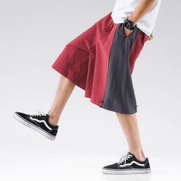 Etnische kleding zomer mannen shorts vintage chinese wolk gedrukt wushu strand mannelijke hiphop collectie 2022 broek man 10856