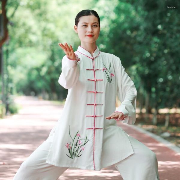 Vêtements ethniques Tai Chi Uniforme Traditionnel Chinois Vêtements Taichi Wushu Arts Martiaux Costume Matin Exercice Sportswear TA2324