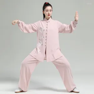 Vêtements ethniques Tai Chi Uniformes Wushu Costume Traditionnel Chinois Kungfu Uniforme Automne Hiver Arts Martiaux Wing Chun FF3699