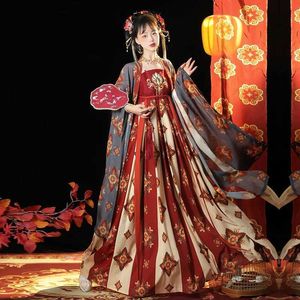 Vêtements ethniques Tang Dynasty Hanfu traditionnel chinois Reine femme Hanfu Vêtements de villages