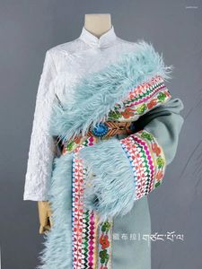 Vêtements ethniques Costume tibétain Robe pour femmes Yunnan Travel Racket Card PO POGRAM