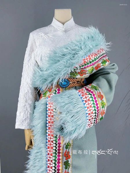 Ropa étnica disfraz tibetana túnica para mujeres yunnan tarjetas de raqueta de viajes PO Pogografía ropa de baile