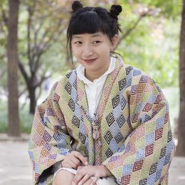 Vêtements ethniques traditionnel japonais hiver Haori Hanten veste pour femmes Vintage Cardigan coton chaud Kimono asiatique Folk Harajuku samouraï