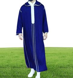Vêtements ethniques traditionnels musulmans Eid Middle East Jubba thobe menottes arabes avec des dons à manches longues pour marithnic7367225
