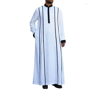 Vêtements ethniques Traditionnel musulman Eid Moyen-Orient Arabe Jubba Thobe pour quatre saisons