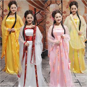 Etnische kleding traditionele vrouwen tang oude Chinees komen mooie dans hanfu kom prinses dynastie opera chinese hanfu jurk g230428