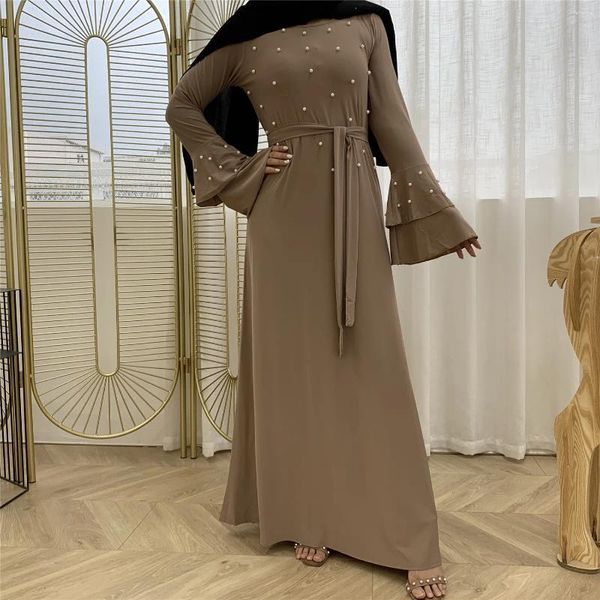 Ropa étnica Turquía Abaya Dubai Kaftan Maxi Vestidos Abayas para mujeres Moda musulmana Hijab Vestido Caftan Islámico Djellaba Femme Robe