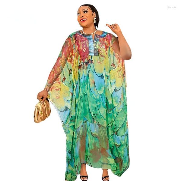 Vêtements ethniques robes de dinde pour femmes concepteur africain traditionnel grande taille en mousseline de soie Boubou robe de soirée Abaya vêtements nigérians avec