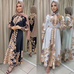 Vêtements ethniques Turquie Robe de satin musulmane Femmes Abaya 2 pièces Ensemble Robes de soirée Caftan marocain Élégant Femme Musulmane Jilbab Hijab