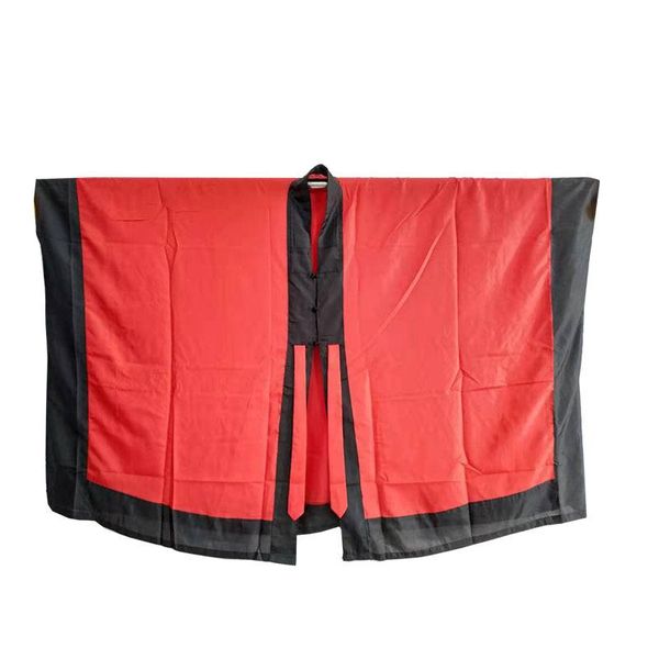 Vêtements ethniques Unisexe Taoist Priest Vêtement Robe Costumes Taoism Robe Uniformes Vestment Solide Rouge / Jaune Plus Taille 4XL
