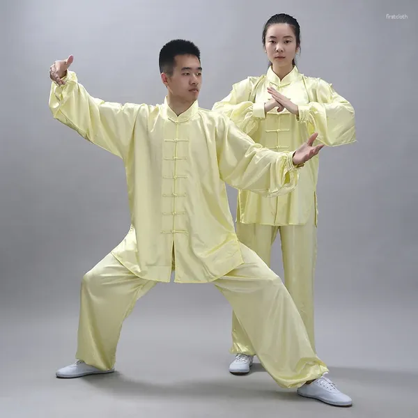Vêtements ethniques Costume d'entraînement unisexe Uniforme chinois TaiChi Wushu