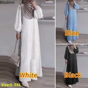 Vêtements ethniques Robes imprimées vintage pour femmes musulmanes élégantes Abaya hijab eid mubarek maxi robe Dubai Turkey Kaftan Robe Femme Vestidos