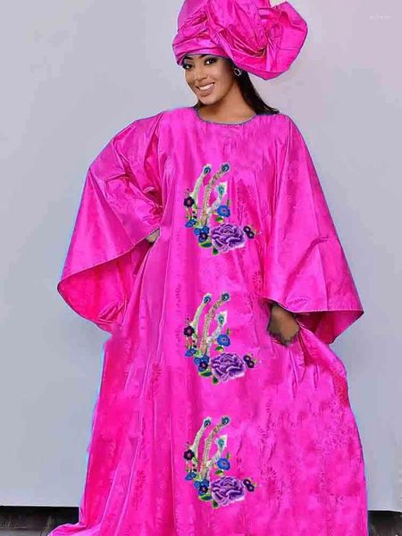 Vêtements ethniques Robe de mariée Bazin Riche Original Robe traditionnel Robe Afrique Afrique Habille formelle Robe anniversaire pour les femmes