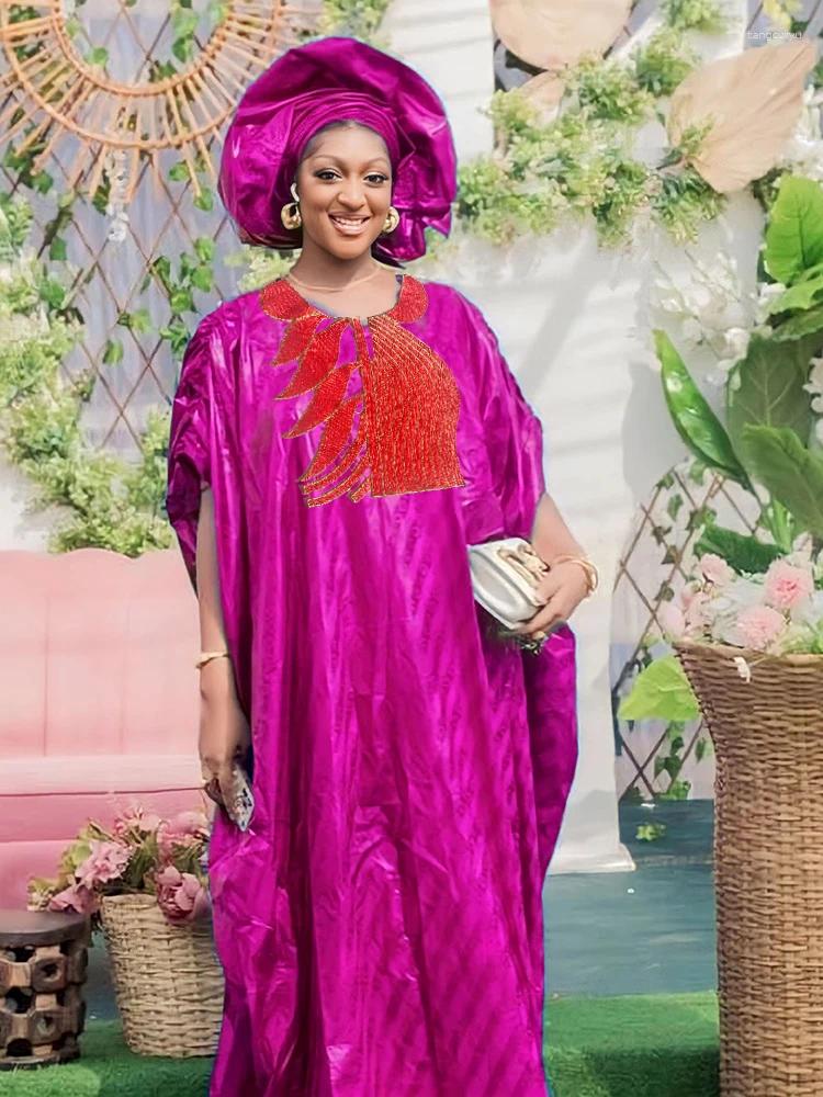Etnische kleding trouwjurk voor dames Bazin Clothes Afrika Traditionele feestjurken