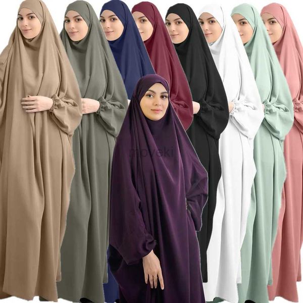 Vêtements ethniques en gros Hijab Hijab Ligical Wear Lslamic Turc Robe Femmes Dubaï Musulm STANDARD ABAYA ABAYA D240419