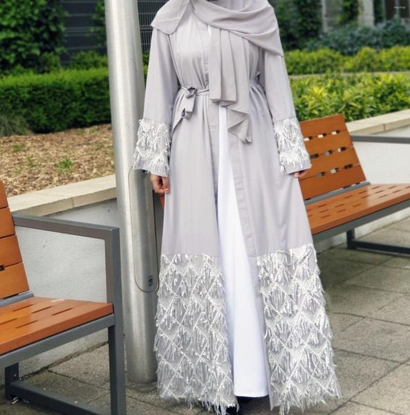 Vêtements Ethniques Femmes Abaya Paillettes Ramadan Caftan Islamique Caftan Marocain Robe Longue Robe Femme Musulmane Hijab Robe Musulmane Abayat