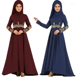 Vêtements ethniques Femmes Eid Hijab Abaya Caftan Marocain Big Swing Robe musulmane Robe longue Kaftan Turquie Robe Kimono Dubaï Robes Islam