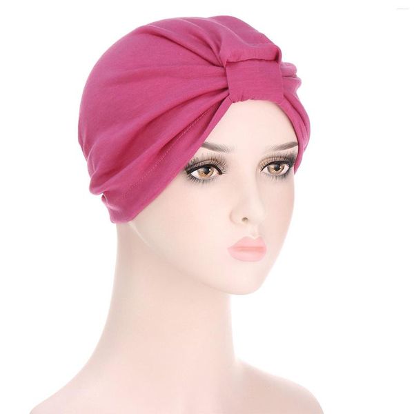 Vêtements ethniques Femmes Musulman Stretch Turban Chapeau Chemo Cap Perte De Cheveux Foulard Wrap Foulard Musulmane Pour Femmes Hijabs Femmes