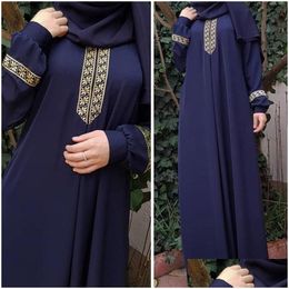 Vêtements ethniques Femmes Plus taille imprime Abaya Jilbab Muslim Maxi Dres Casual Kaftan Long Dress Islamic Caftan Marocain Turkey Drop Deliv Otgsg