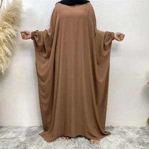Vêtements ethniques Femmes Prière Vêtement Musulman Abaya Robe Lâche Longue Manches Chauve-Souris Dubaï Arabie Turquie Vêtements Islamiques Robe Culte Service