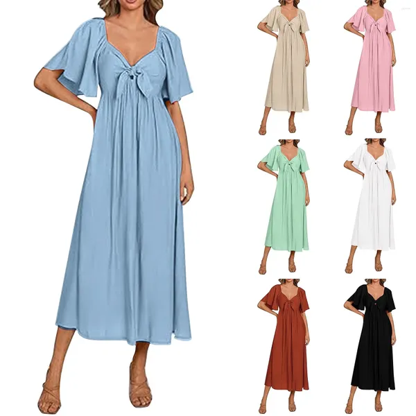 Vêtements ethniques Camisole Femme sans manches Camisole Pajamas Robe en tricot côtelé Aline Summer pour les femmes