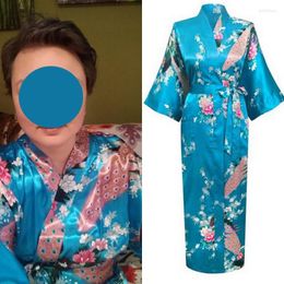 Etnische kleding vrouwen sexy Japanse traditionele kimono yukata jurk riem retro satijn zijden vest pyjama pyjama slaapkleding badjurk jurk