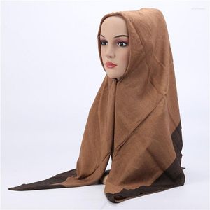 Etnische Kleding Vrouwen Vierkante Sjaal Moslim Effen Hijab Sjaals Islamitische Arabië Sjaals Hoofd Wraps Eid Plain Hoofdband 105cm Bandana Hoofddoek