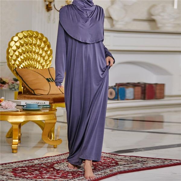 Vêtements ethniques XITALI Femmes Prière Vêtement Musulman Abaya Robe Lâche Longue Dubaï Arabie Turquie Islamique Vêtements Jilbaab Français Cape 2023 Automne