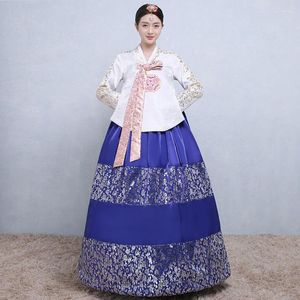 Ropa étnica Yanji Minoría de mujeres coreanas Vestido de gran tamaño Tradicional Boda Danza Hanbok fresco