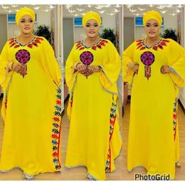 Vêtements ethniques Chemise longue marocaine jaune Robe de soirée musulmane Dubaï Abaya Islamique Tendance de la mode européenne et américaine