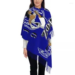 Vêtements ethniques Zeta Phi Beta ZOB Écharpe Wrap pour femmes Long Hiver Automne Chaud Gland Châle Unisexe Lettre Grecque 1920 Foulards
