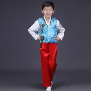 Costume de danse des minorités ethniques hommes Hanbok vêtements de Performance coréens enfants vêtements traditionnels garçons SL3765300o