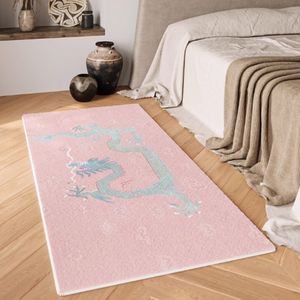 Tapis de style ethnique tapis de créateur Dragon Année de salon canapé dessin animé couloir de lit avancée de la chambre à coucher