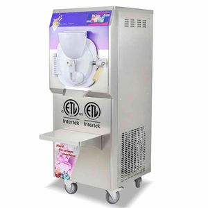 Livraison gratuite à la porte des États-Unis Machine à crème glacée dure avec certificat ETL Machine à fabriquer des sorbets italiens commerciaux sans produits laitiers Eau de fruits frais saine et nutritive