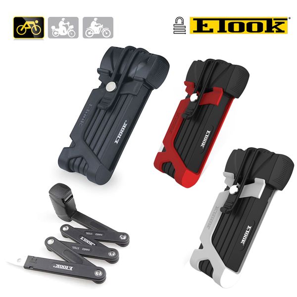 Nivel de seguridad de Etook-5 Lock de bicicleta profesional Fuerte Patente Fuerte Patente Antigria Ciclo de bicicleta Ciclo plegable Ciclo de ciclo con llave especial