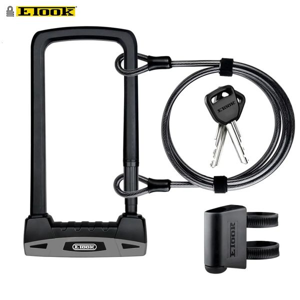 ETOOK ULOCK ANTISÉSEAR 12 TON HYDRAULIC CUT BILLE LOCK LOURNE DURT MOTO MOTOBYCLE EBICYCY