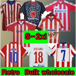 ETRO 2004 2005 ATLETICO Retro Madrid Soccer Jerseys #9 F.Torres 1994 95 96 97 2013 14 15 Caminero Griezmann Gabi Home Vintage Classic Football Camiseta