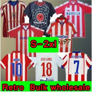 ETRO 2004 2005 Atletico Retro Madrid Soccer Jerseys #9 F.Torres 1994 95 96 97 2013 14 15 Caminero Griezmann Gabi Home Vintage klassiek voetbalshirt