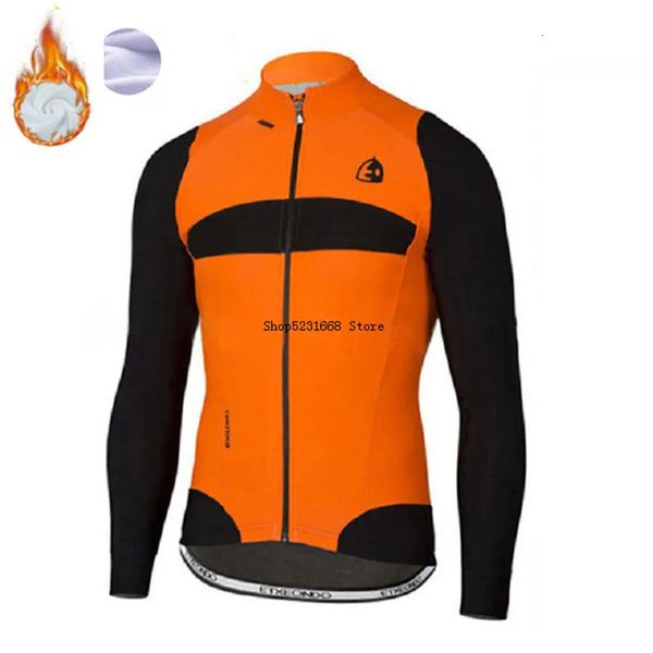 Etxeondo-Chaquetas térmicas de lana para ciclismo, ropa de manga larga a prueba de viento para ciclismo, Jersey 240116