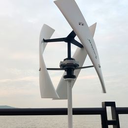 Entrega libre de impuestos de la UE de turbina vertical de 3000W con controlador de cargador MPPT híbrido e inversor fuera de la red solar baja velocidad