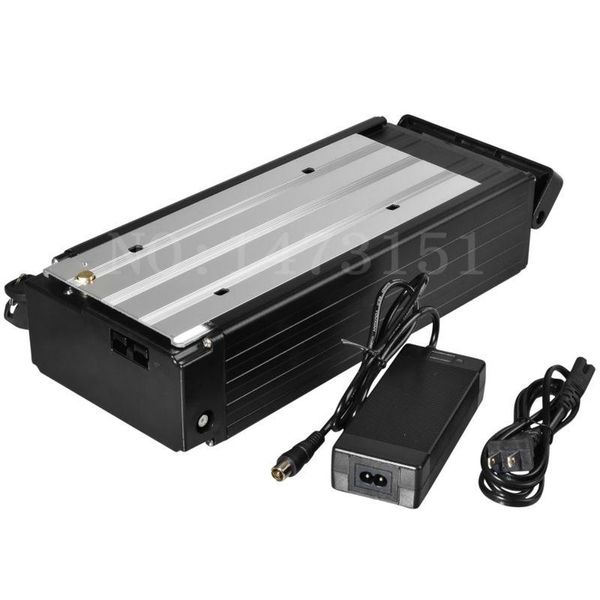 Ue pas de taxe 48 v 15ah batterie de support arrière batterie de vélo électrique batterie au lithium batterie de vélo électrique + chargeur