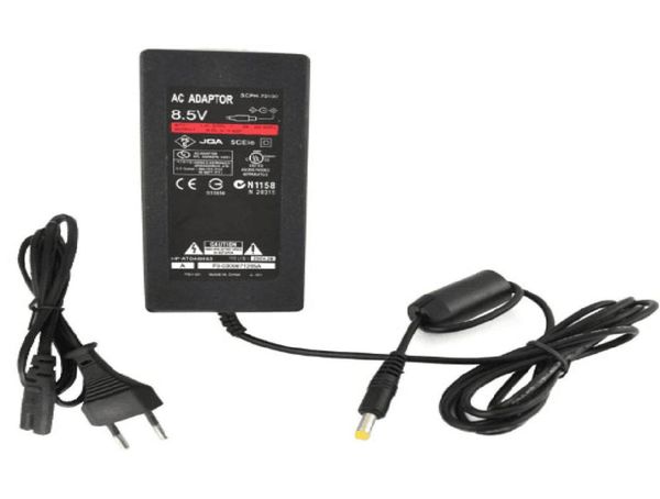 Plug Adaptor Adaptateur Cordeur Corde Corde Alimentation pour la console PS2 Slim Black1072017