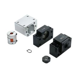 EU / RU expédié CNC BK12 BF12 / BK10 BF10 BOULLE DES VIS DE PRÉPONT SUPPORT + DSG16H / DSG12H Boîtement d'écrou + coupleur pour SFU1605 SFU1204