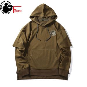 EU Size Herfst Heren Hooded Sweatshirts Lange Mouw Hip Hop Pullovers Hoodies Katoenen Jassen Mode Mannelijke Streetwear Jas 210518