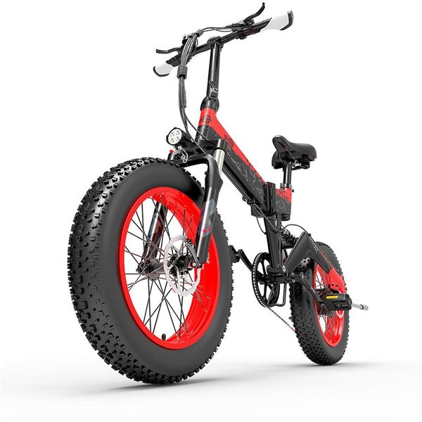 EU Stock Bezior XF200 bicicleta eléctrica portátil plegable moto de nieve, 48v15ah, potencia de motor de 1000 W, borde de 20 pulgadas, hasta 50 km de kilometraje 265T