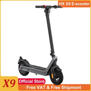 EU/US Voorraad HX X9 Plus 36V 15.6Ah Pro Max 48V 15.6Ah 10inch 40km/h Opvouwbare Lichtgewicht Outdoor City Hoge Snelheid Elektrische Scooter