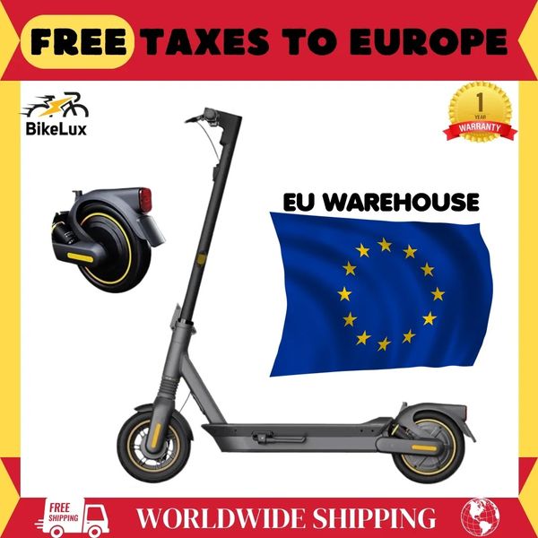 EU Stock Original Ninebot by Segway Max G2 Electric Scooter 1000W Motor de 35 km / h Vitesse de 70 km de gamme de range