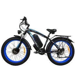 USA Voorraad 26 Inch 2000W Dubbele Motor AWD Hydraulische Rem Elektrische Fiets 48V 20AH Batterij EBike 7 Speed 4.0 Fat Tire Elektrische Fiets