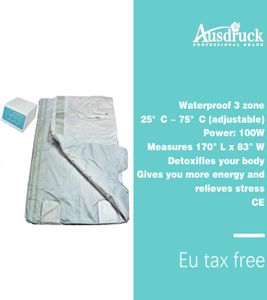 Taxe de l'UE 3 zones Far infrarouge sauna minceur de couverture de couverture de la couverture de la couverture du corps mince équipement de brûlure graisse 9017317